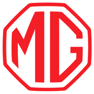 Logotipo oficial de la marca MG.