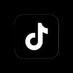 logo tiktok negro