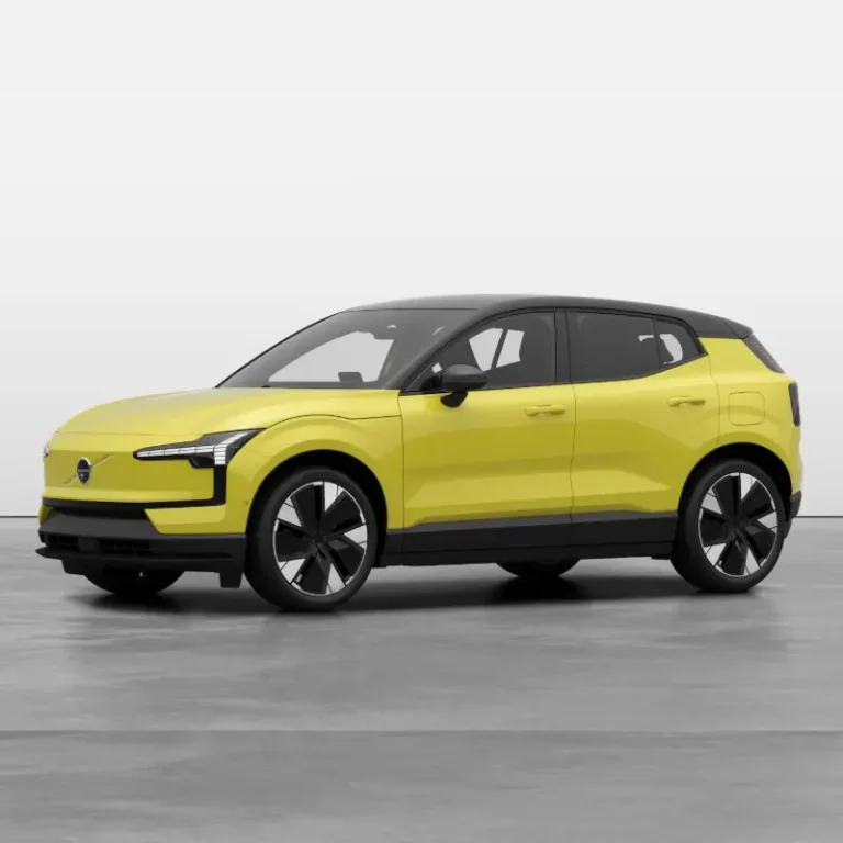 Volvo EX30 moss yellow