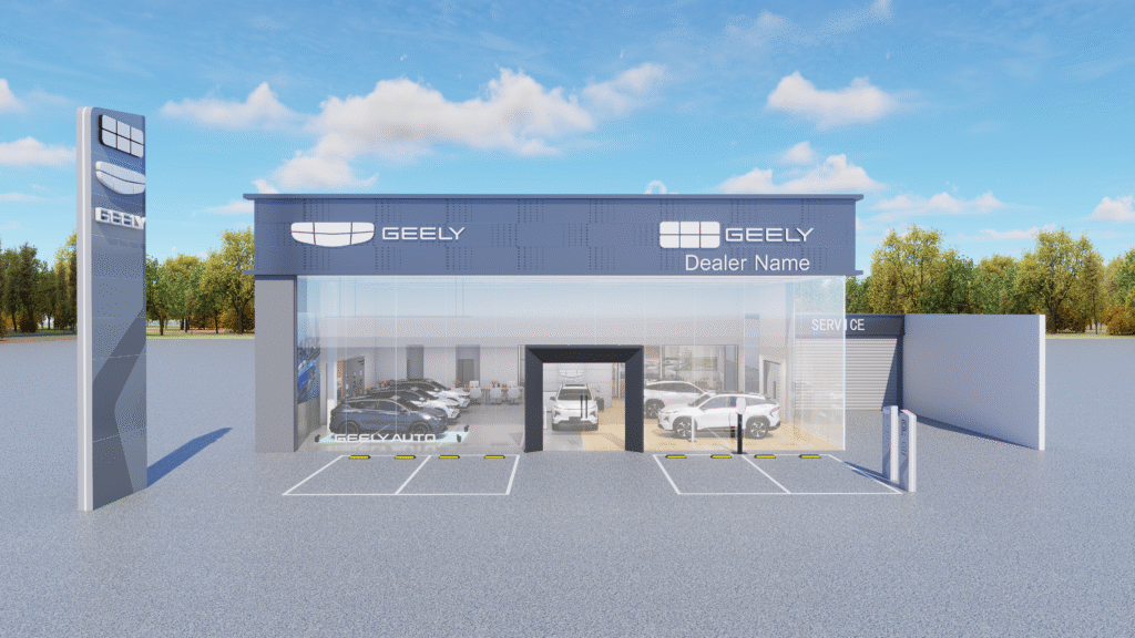 RENDER - FACHADA - GEELY ISTMO